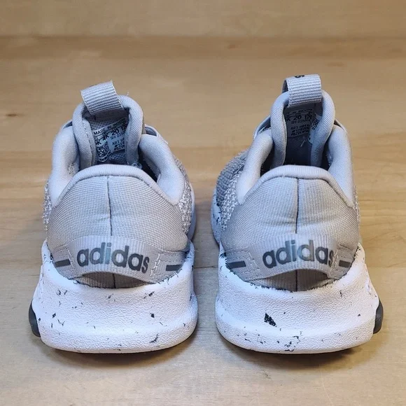 Adidas Racer 2.0 Gray Black Kids Athletic Shoes Art H04462 - Picture 7 of 10